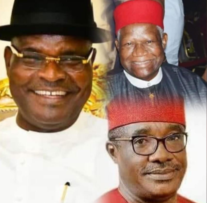 Dr. Chris Odinaka Igwe OFR , Gen. Ike Nwachukwu (Rtd) and Senator Mao Ohuabunwa